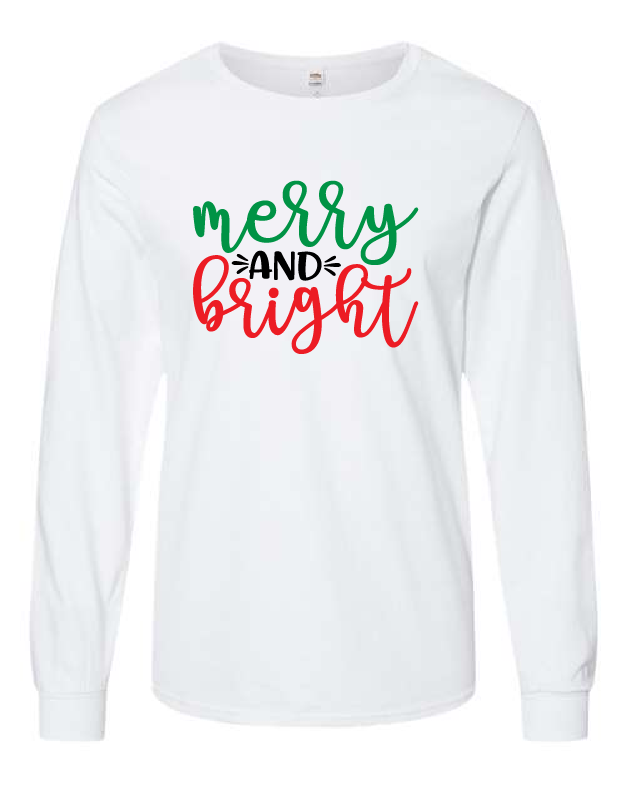 Merry & Bright - Long Sleeve
