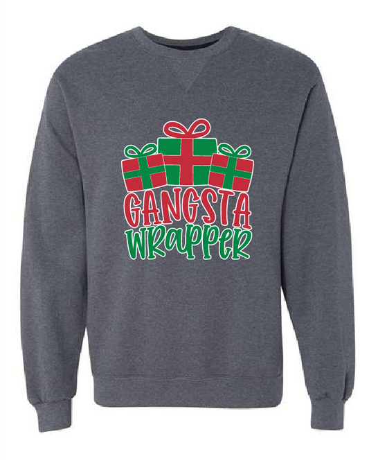 Gangsta Wrapper Christmas - Crewneck